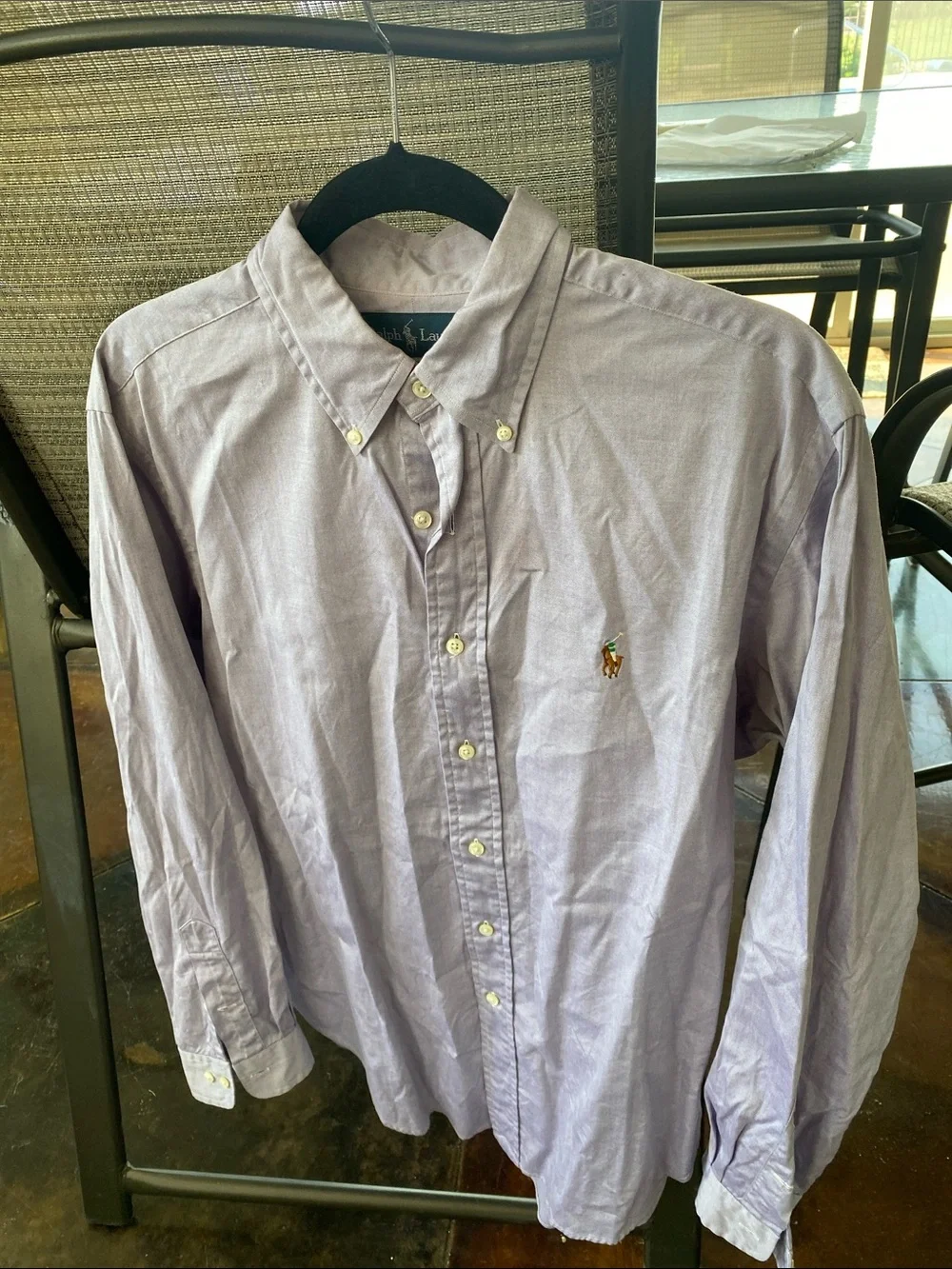 Polo by Ralph Lauren Light Purple Button-Down Dress Shirt
